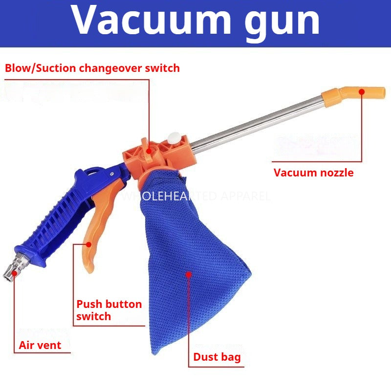 1381★  Zhenzuo high-quality moving vacuum gun large suction sewing machine suction and blowing dual-purpose vacuum tool industrial grade★