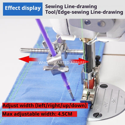 1076★  Adjustable sewing line drawing tool sewing machine computer flat car side sewing line drawing tool sewing machine accessories★