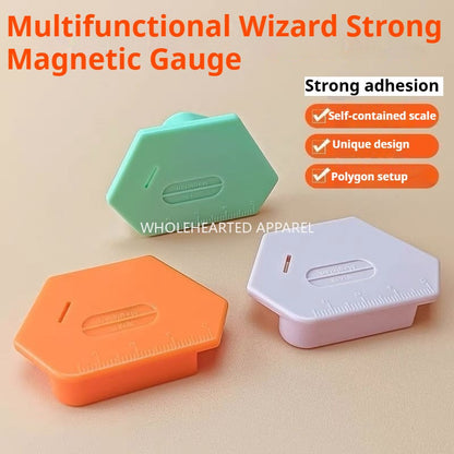 1005★ New model magician polygon strong magnetic guide sewing machine universal edge positioning tape with scale sewing accessories★