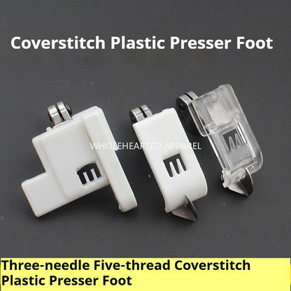 1383★ Pied-de-biche extensible à trois aiguilles et cinq fils W500 pour machine à coudre, pied-de-biche en plastique de 5,6 pouces★
