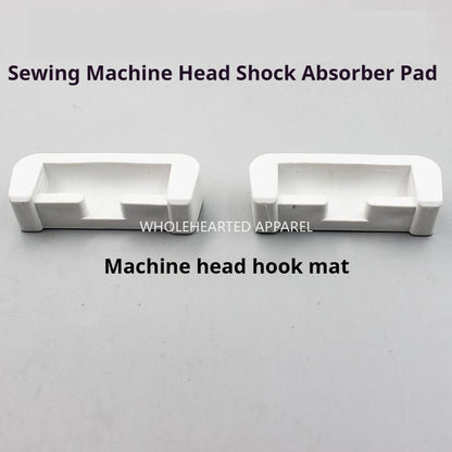1267★  Computer flat car synchronous car sewing machine head shock-proof pad rubber pad machine head hook pad oil tray size corner pad★