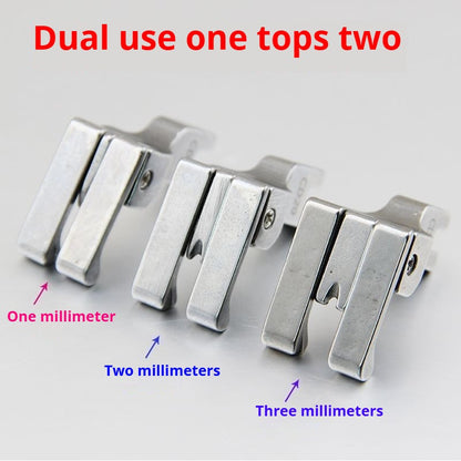 1415★  Computer flat car all-steel left and right universal high and low presser foot industrial sewing machine rib stop pressing line tangential presser foot★