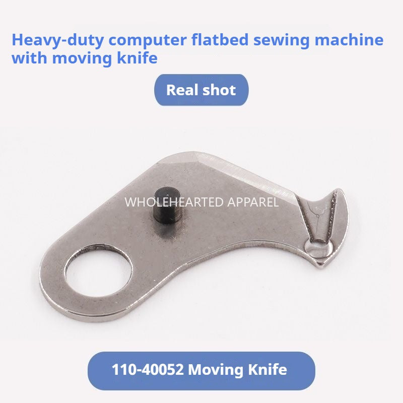 1466★  Authentic Qiangxin computer flat car wire cutting blade, movable knife 110-40052 fixed knife D2406-555-DOH parts★
