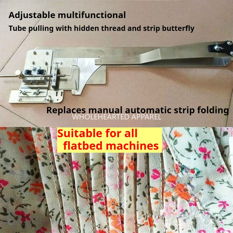 1319★  New F533 flat car pleated striper, adjustable automatic striper, wrinkle device, discount device★