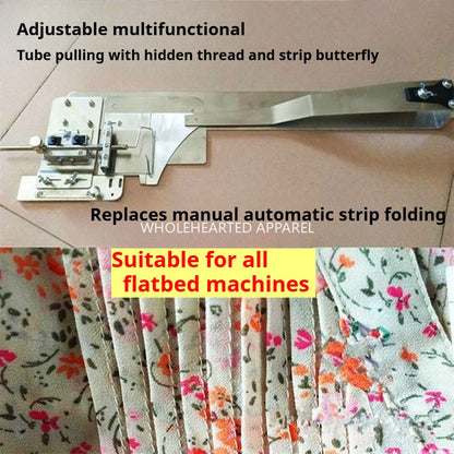 1319★  New F533 flat car pleated striper, adjustable automatic striper, wrinkle device, discount device★