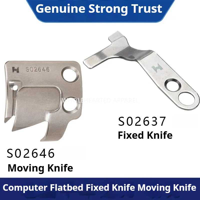 1537★   Blade Qiangxin computer car fixed knife S02637-001 moving knife S02645-001 flat car line automatic cutting★