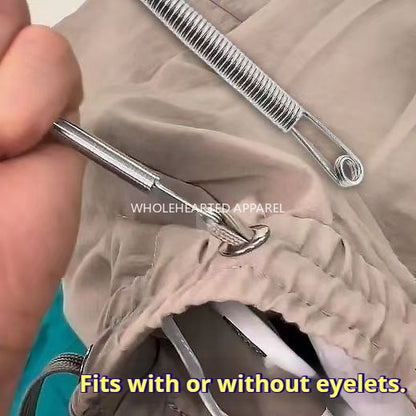 1090★  New bending rope threading tool Multifunctional spring eye piercer Clothes rubber band wearing elastic aid★