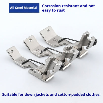 1641★  Sewing machine accessories New 572 cutting bag integrated pressing foot cutting bag integrated machine special thick material universal wheel★