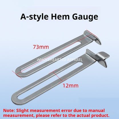 1123★  CW500 car interlock sewing machine fixed three-needle five-thread roll hem fixed rope car pull waistband positioning baffle roll (change★
