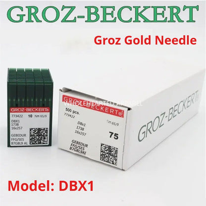 1144★ Aguja de oro alemana DB * 1 Aguja Groz Aguja plana para coche Chaqueta de plumón de titanio resistente al calor Aguja de oro★