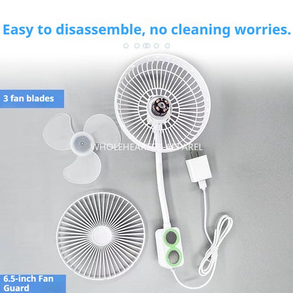 1278★ Nouveau ventilateur spécial machine à coudre 6,5 pouces, vitesse de vent puissante, double aimant, ventilateur électrique plat industriel pour voiture★