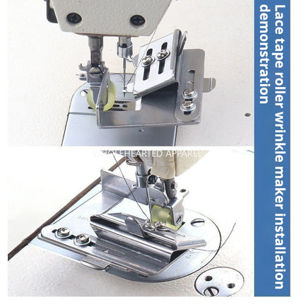 1550★  Sewing machine accessories flat car wrinkled pressing foot up and down flat skirt lace wrinkled up and down flat pressing foot wrinkled cloth★