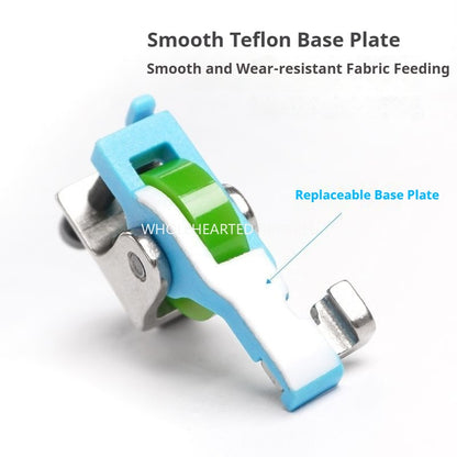 1630★  New flat car plastic Teflon roller presser foot S518 upper invisible zipper adjustable roller presser foot sewing accessories★