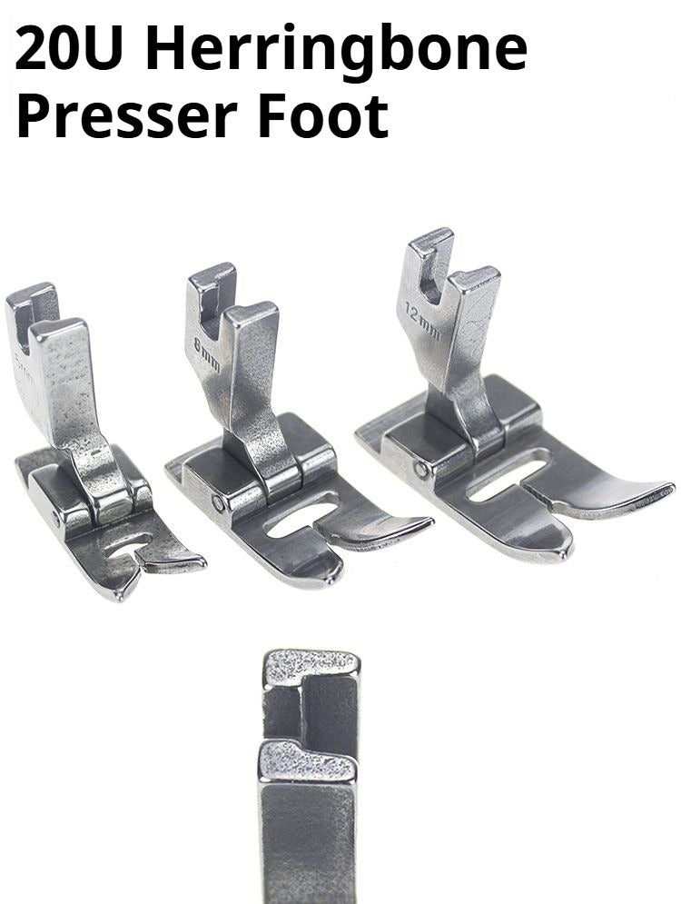 1590★ 20U prensatelas de espiga para coche, prensatelas de espiga para coche, línea abierta, 8MM5MM12MM, prensatelas de espiga para coche, prensatelas de costura tortuosa★