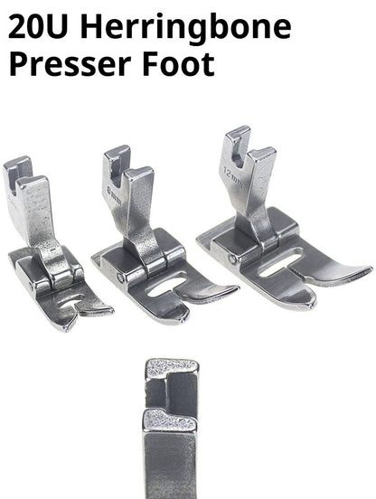 1590★ 20U prensatelas de espiga para coche, prensatelas de espiga para coche, línea abierta, 8MM5MM12MM, prensatelas de espiga para coche, prensatelas de costura tortuosa★