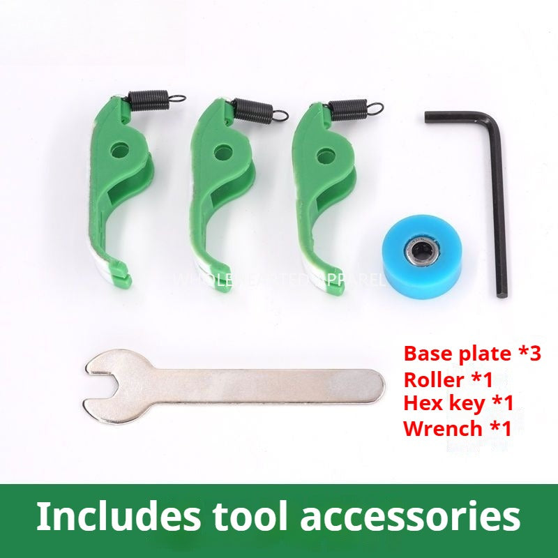 1006★ 1009★New PL boutique newly upgraded flat car (wide gap) Teflon roller presser foot thin and thick universal do not eat cloth rush cloth accessories★