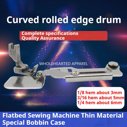 1257★  New F503 curved hemming puller, special puller for chiffon silk thin material shirt gauze thin material★