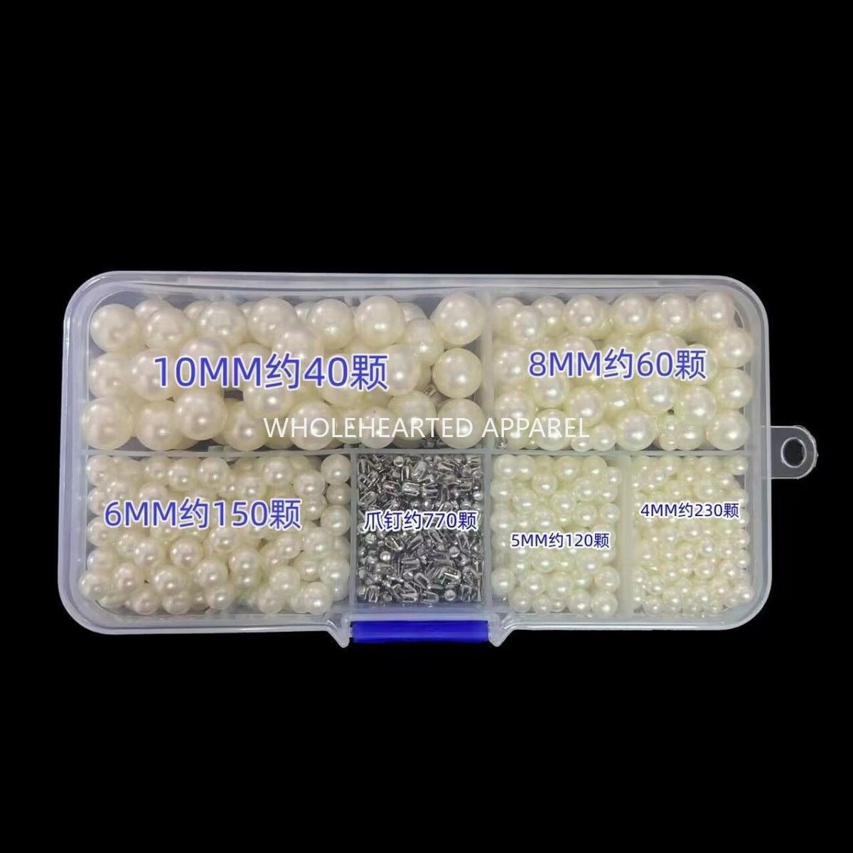 1583★  Portable handmade set bead machine hand-pressed rhinestone non-porous ABS imitation pearl four-claw nail DIY jewelry accessories★