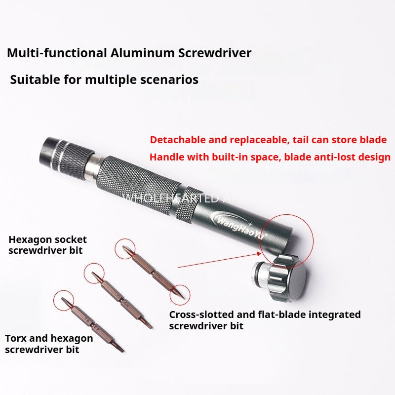 1544★  Electronic wire clamp special multi-functional aluminum alloy screwdriver finishing S2 machine repair tool sewing machine accessories★