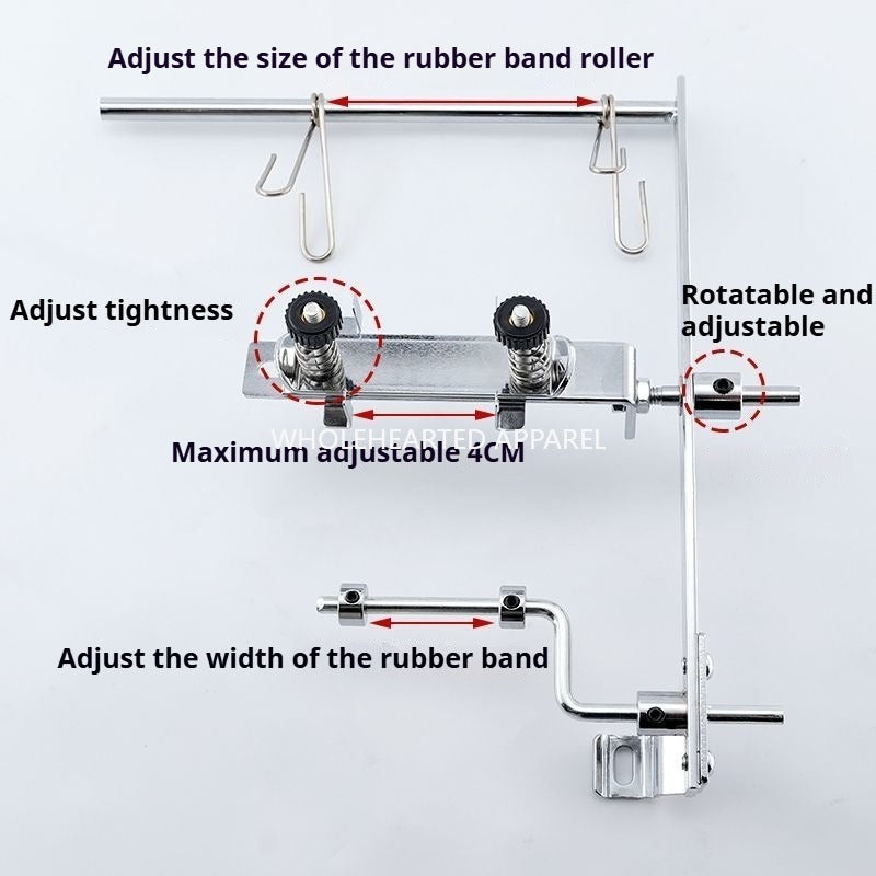 1653★  New second-generation edge locking machine rubber band bracket 747 edge copying machine universal rubber band elastic band shelf sewing accessories★