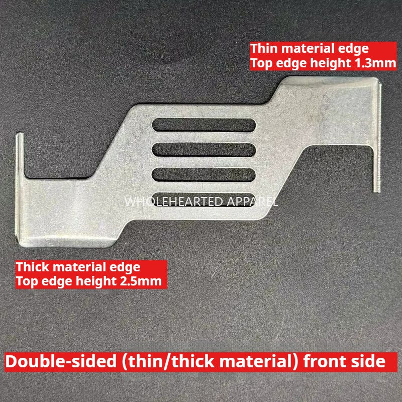1049★ Régulation de la ligne sombre de fosse de wagon plat Collier de wagon électrique synchrone double usage fin et épais, butée de positionnement de ligne sombre supérieure ★