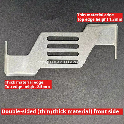 1049★ Régulation de la ligne sombre de fosse de wagon plat Collier de wagon électrique synchrone double usage fin et épais, butée de positionnement de ligne sombre supérieure ★