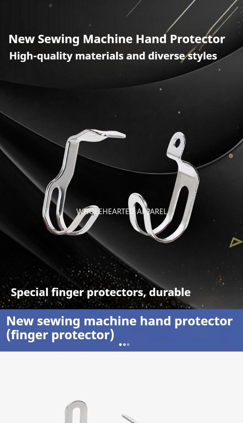 1576★ Protección de dedos para prensatelas Carro plano Carro de doble aguja Carro de cabezal alto Inspección de fábrica Herramienta de protección para dedos Máquina de coser plana industrial a prueba de puñaladas para manos★