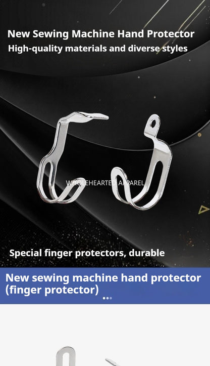1576★ Protección de dedos para prensatelas Carro plano Carro de doble aguja Carro de cabezal alto Inspección de fábrica Herramienta de protección para dedos Máquina de coser plana industrial a prueba de puñaladas para manos★