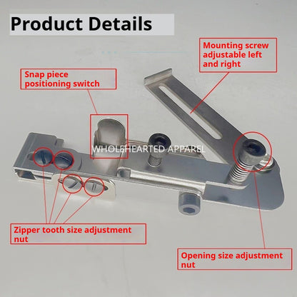 1695★  New zipper regulation, upper zipper, zipper line regulation, flat car sewing placket line clip zipper locator★