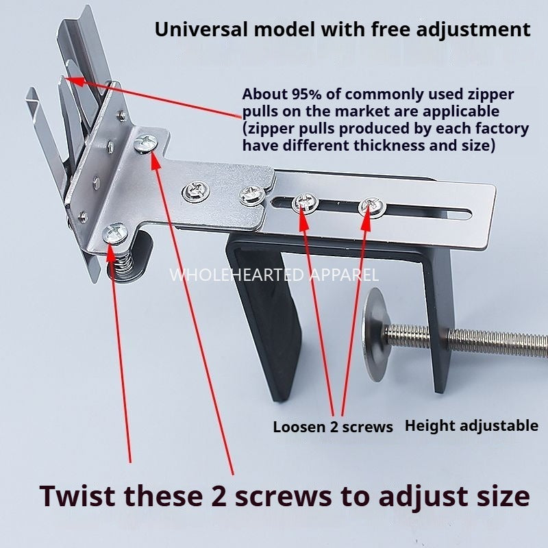 1340★  New universal zipper head auxiliary tool, upper zipper head wear slider fixture, upper zipper head device★