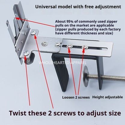 1340★  New universal zipper head auxiliary tool, upper zipper head wear slider fixture, upper zipper head device★