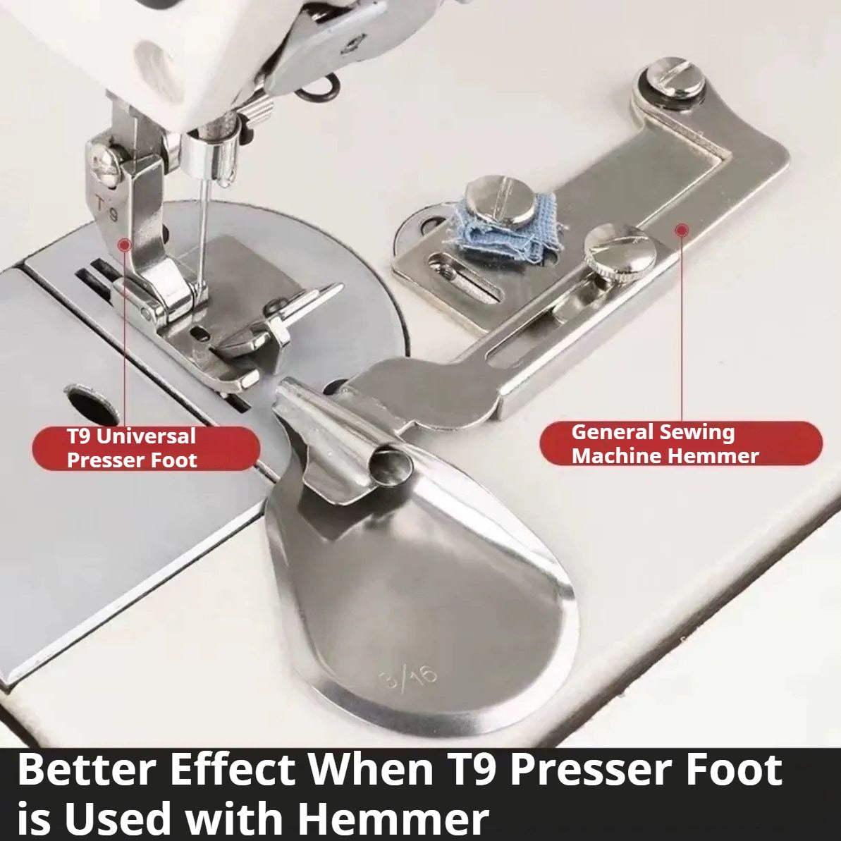 1028★  Flat car T 90,000 can presser foot shirt access control curtain, hemming, hemming multi-purpose presser foot sewing machine accessories★