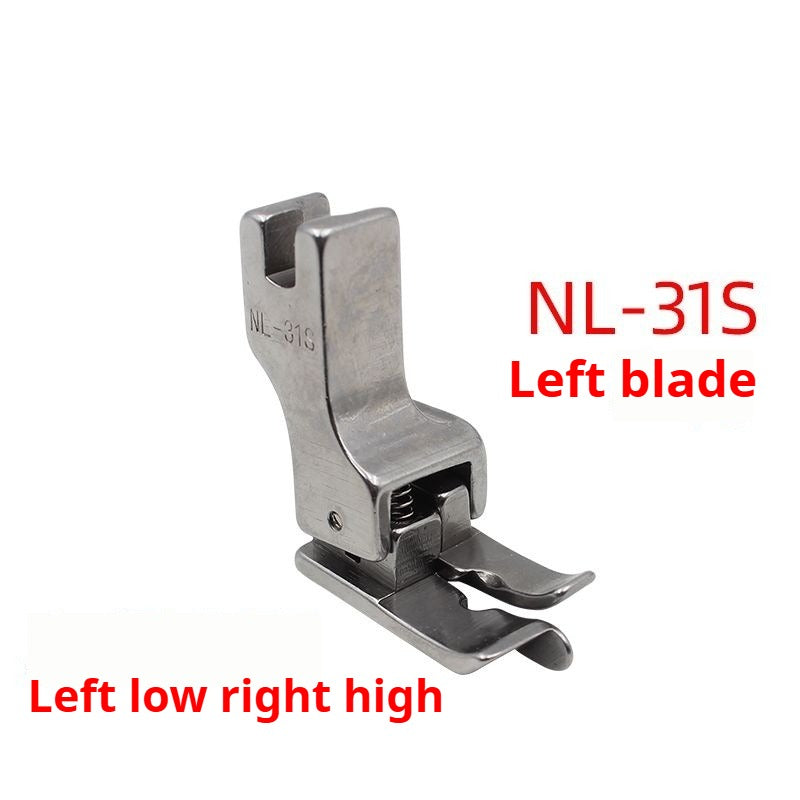 1382★  Boutique pit presser foot, Daqian all-steel dark line pit high and low presser foot, computer flat car collar, waist★