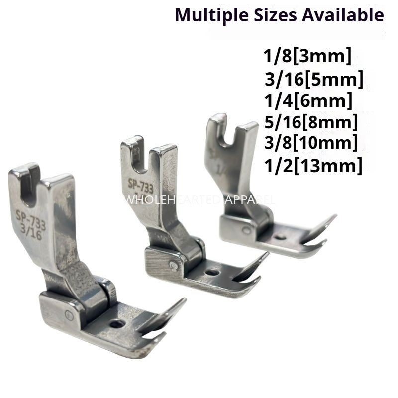 1456★  Flat car SP-733 blindfolded presser foot F503 curved hem pull cylinder matching special crimping presser foot crimping foot★