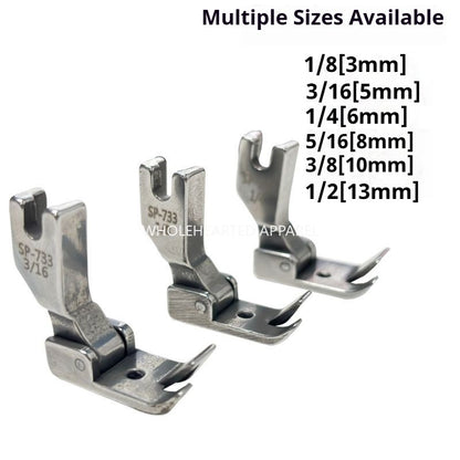 1456★  Flat car SP-733 blindfolded presser foot F503 curved hem pull cylinder matching special crimping presser foot crimping foot★