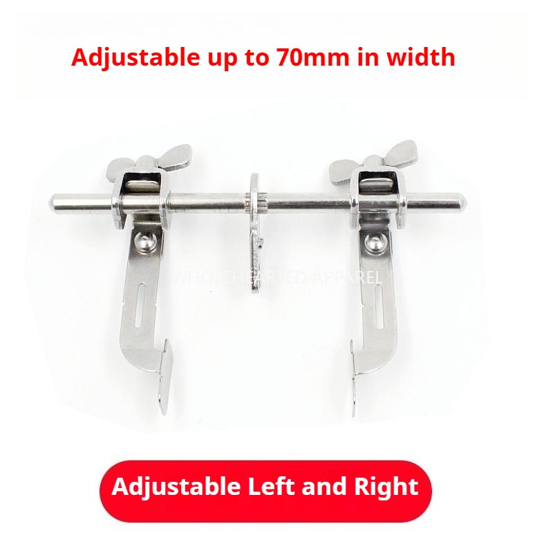 1270★  New flat car double rib aircraft fixed left and right width adjustable side position computer industrial sewing machine accessories★