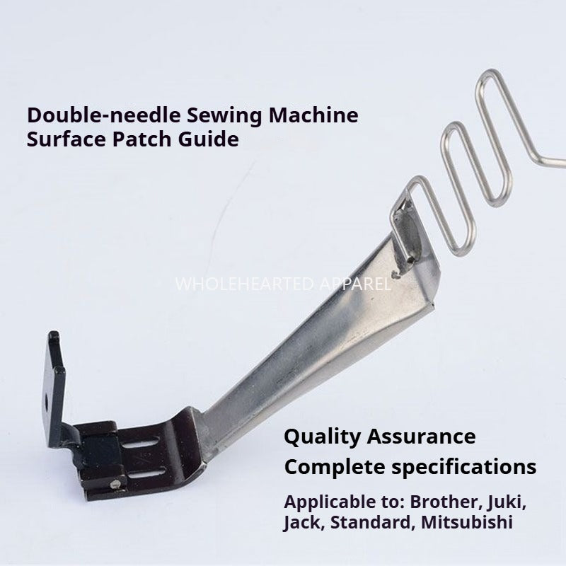 1350★ Tube de guidage pour machine à coudre à double aiguille, pour fixation de ruban adhésif et pied presseur, tube de guidage pour adhésif de surface★