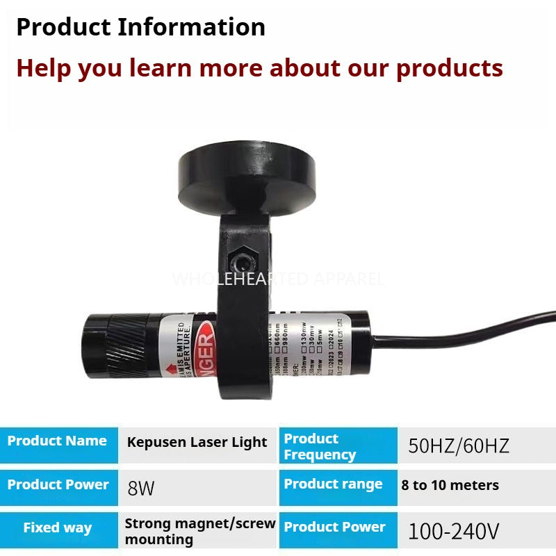 1475★ &nbsp;Sewing vision tailor positioning light cutting cross infrared light one-word laser woodworking linear dot sewing machine.★