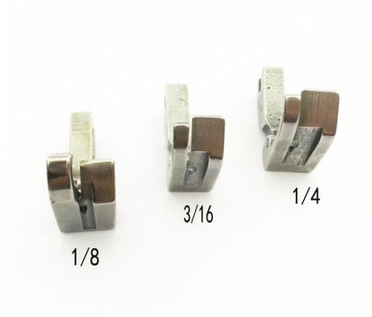 1317★ Prensatelas para máquina de coser de acero SP-733, prensatelas con dobladillo enrollado para camisas, prensatelas con borde doblado y engarzado especial★