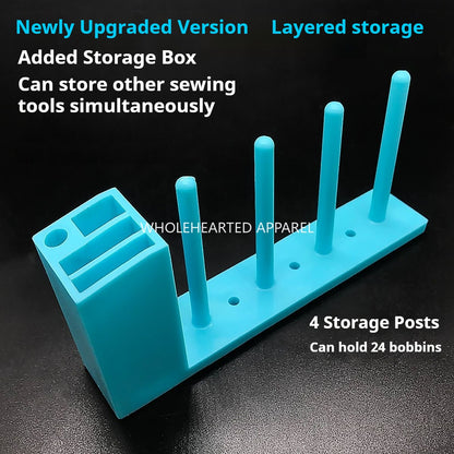 1010★ Support magnétique pour boîtiers de canette de machines à coudre, conçu pour les usines de confection, rangement pratique sans installation ★