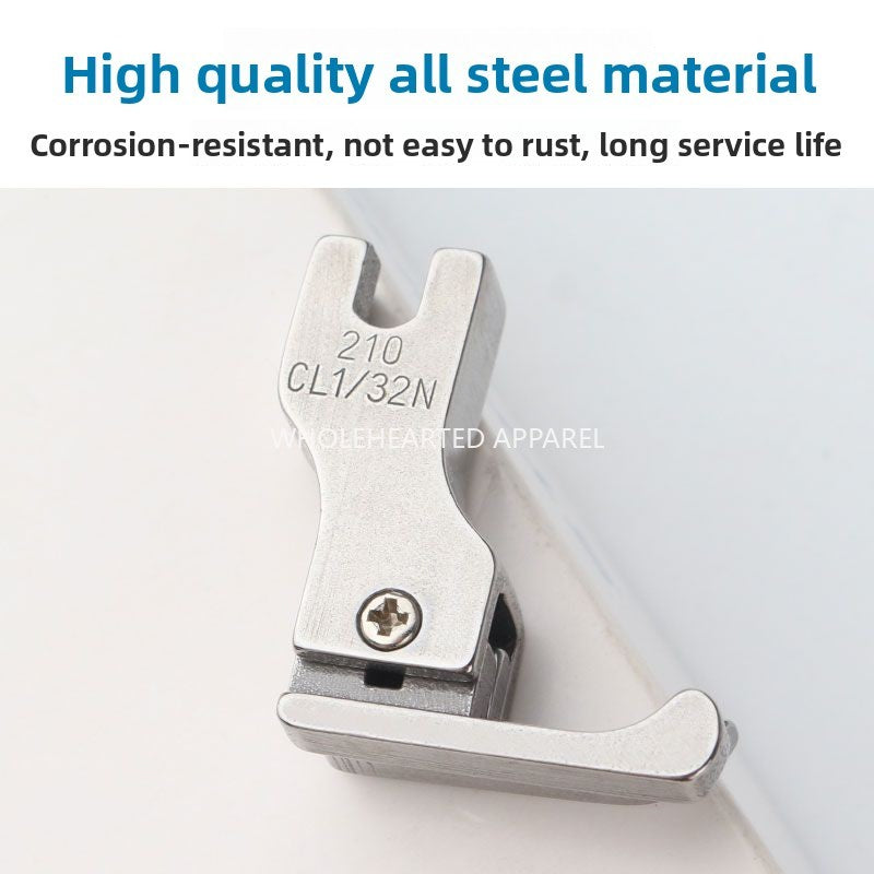 1552★  Flat car big head high and low presser foot 211 CR1/32 all-steel high and low stop presser line presser foot sewing machine accessories