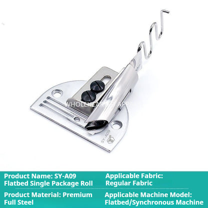 1736★ New Model SY A09 Premium Handmade Single Fold Binder Lockstitch And Compound Feed Machine Webbing Binding Attachment★