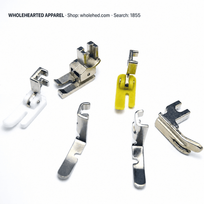 1855★ High-Low Presser Foot for Electric Multifunction Home Sewing Machines – Thick Seams and Pant Hems.