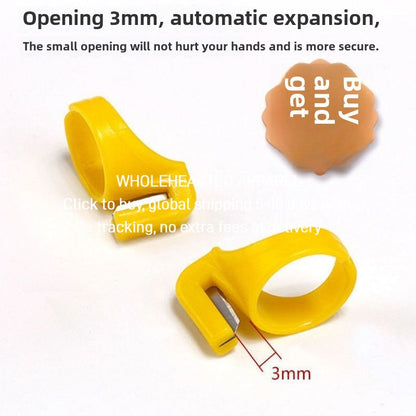 1416★  Buy one and get one free, sewing ring knife bag, zongzi thread cutter, thread cutter, finger ring knife, fishing and disconnection manual.