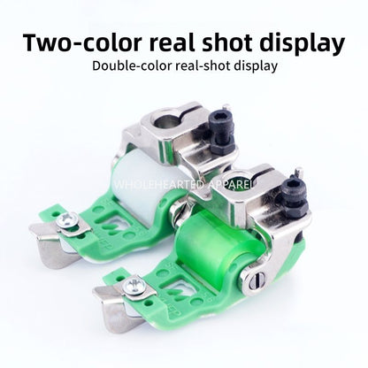 1709★  New car plastic Teflon roller presser foot three-needle five-thread interlock sewing machine with knife roller presser foot sewing accessories★