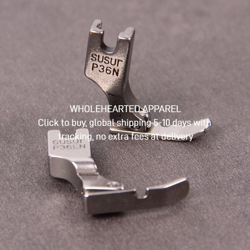 1527★  Flat car unilateral presser foot P36N right unilateral P36LN left unilateral, all-steel flat car, unilateral zipper presser foot