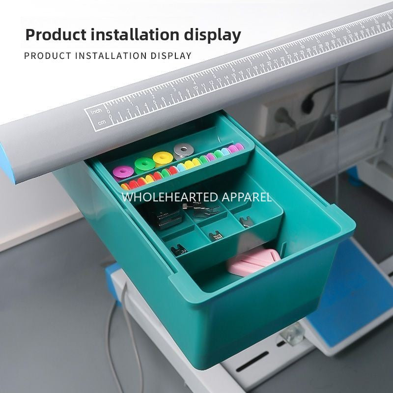 1643★  New large capacity three-layer drawer box sewing tools furniture office multi-purpose storage box sewing machine