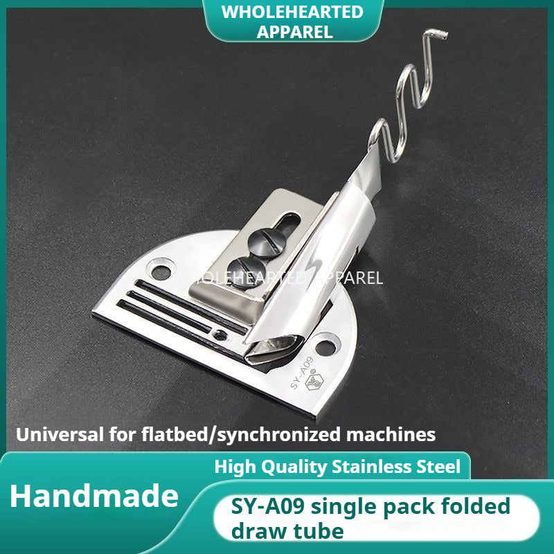 1736★ New Model SY A09 Premium Handmade Single Fold Binder Lockstitch And Compound Feed Machine Webbing Binding Attachment★