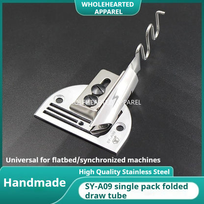 1736★ New Model SY A09 Premium Handmade Single Fold Binder Lockstitch And Compound Feed Machine Webbing Binding Attachment★