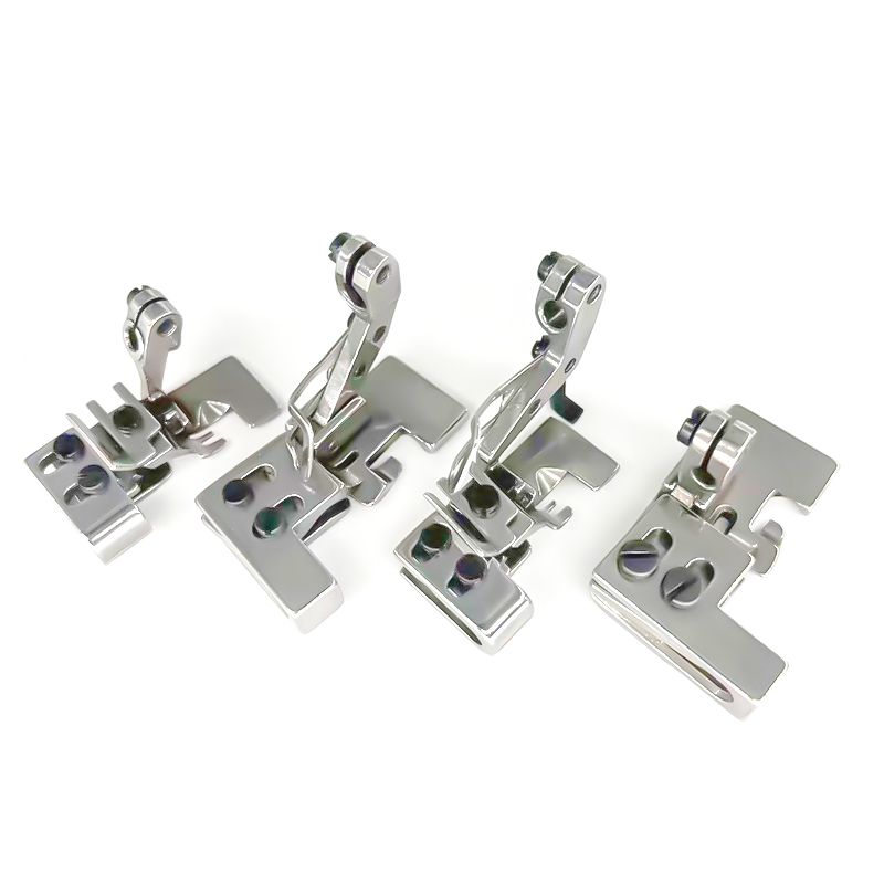 1510★  Four-wire and five-wire edge copying machine, discounted wrinkle-shrinking presser foot, upper flat and lower wrinkle double-layer process, all-steel edge locking machine accessories